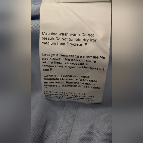 HUGO Men's Light Blue Dress Shirt, Size 16 - Picture 8 of 9